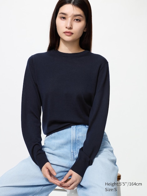 100% Merino Crew Neck Sweater