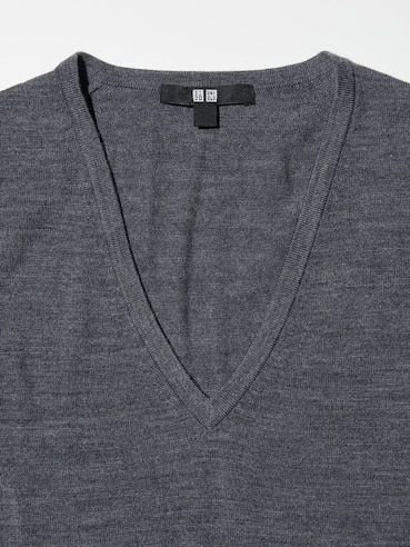 100% Merino V Neck Sweater