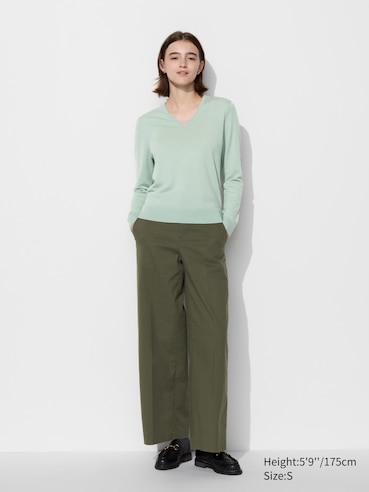100% Merino V Neck Sweater