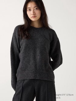 Souffle Yarn Crew Neck Sweater