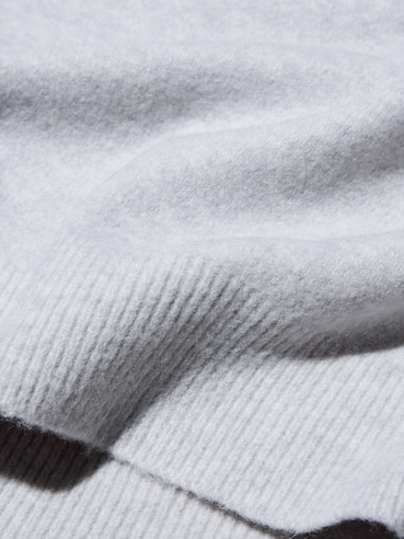 SOUFFLE YARN CREW NECK SWEATER