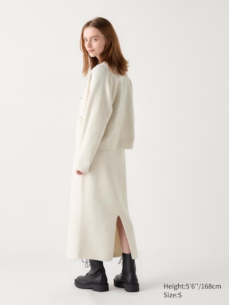 3D KNIT SOUFFLÉ YARN SKIRT