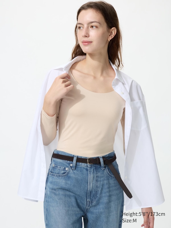 HEATTECH Scoop Neck Long Sleeve T-Shirt