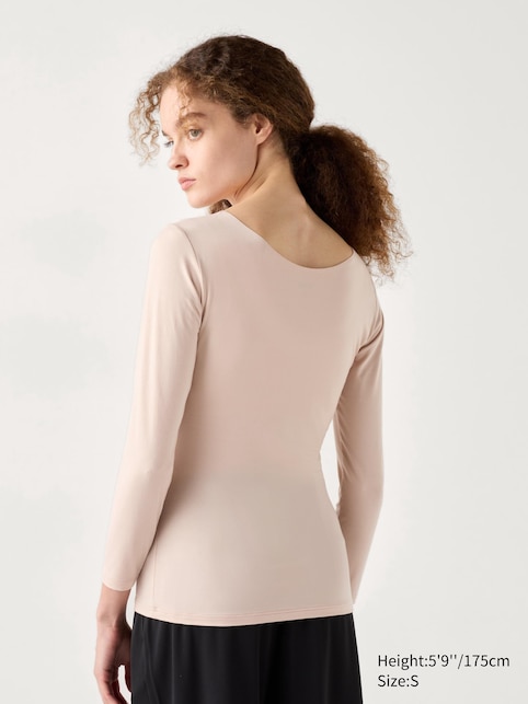 HEATTECH Scoop Neck Long Sleeve T-Shirt