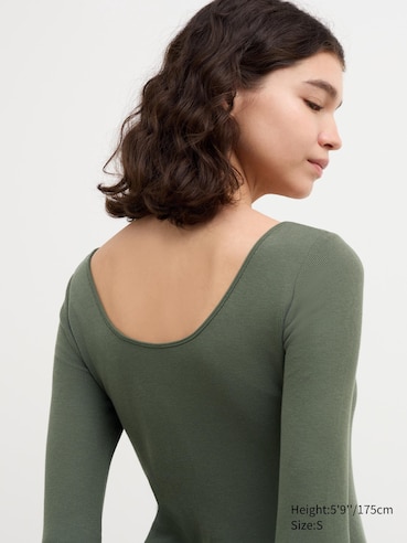 PRINCESSE TAM.TAM HEATTECH EXTRA WARM Ribbed BRA TOP