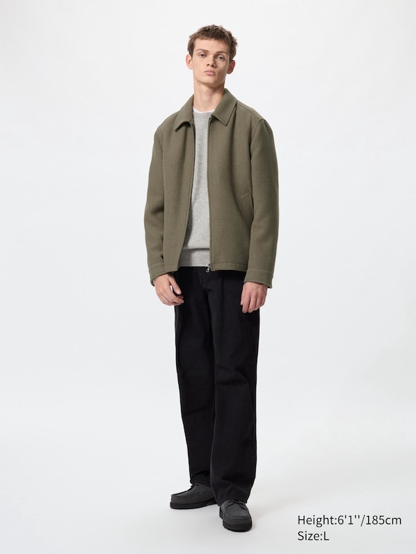 Single Collar Short Blouson