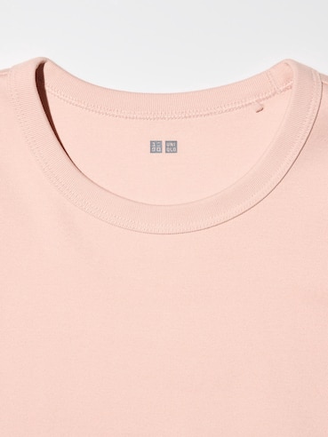 Smooth Cotton Crew Neck T-Shirt Long Sleeve