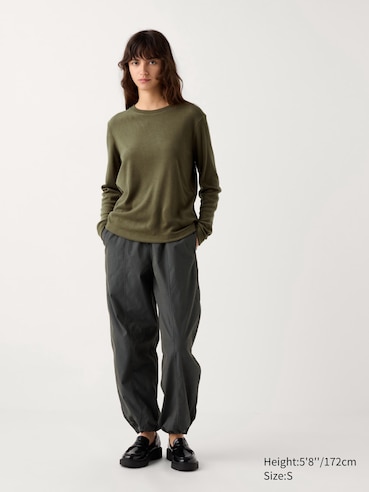 HEATTECH Fleece Crew Neck Long Sleeve T