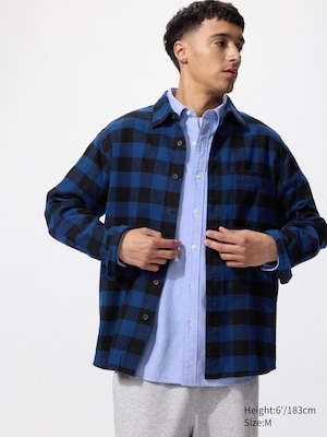 Flannel Checked Long Sleeve Shirt