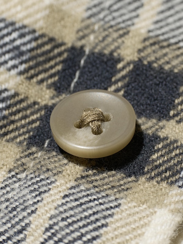 Flannel Shirt Long Sleeve Regular Collar