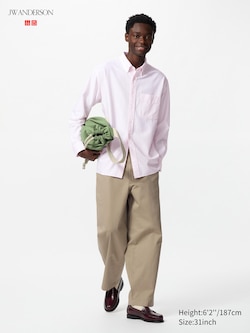 JW ANDERSON Pleated Wide Chino Pants