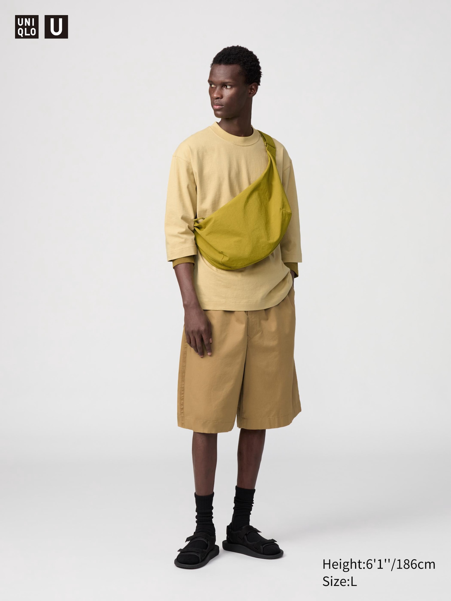 Men's Uniqlo U Wide Fit Half Pants | UNIQLO AU