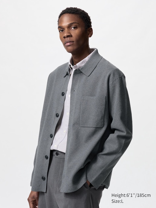 Milano Ribbed Shirt Collar Cardigan