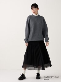 SOUFFLÉ YARN CREW NECK SWEATER