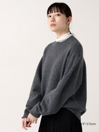 SOUFFLÉ YARN CREW NECK SWEATER