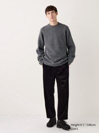 SOUFFLÉ YARN CREW NECK SWEATER