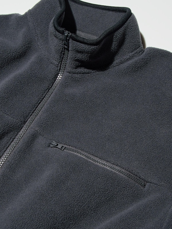 Fleece Half-Zip Oversized Pullover