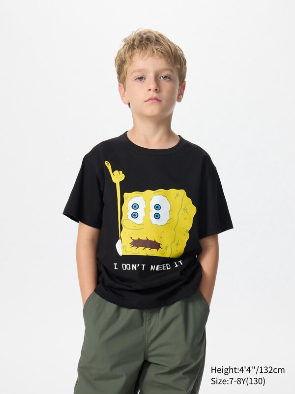 SpongeBob SquarePants Cactus Plant Flea Market UT Graphic T-Shirt