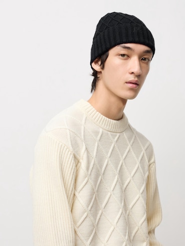 JW ANDERSON Diamond Stitched HEATTECH Beanie