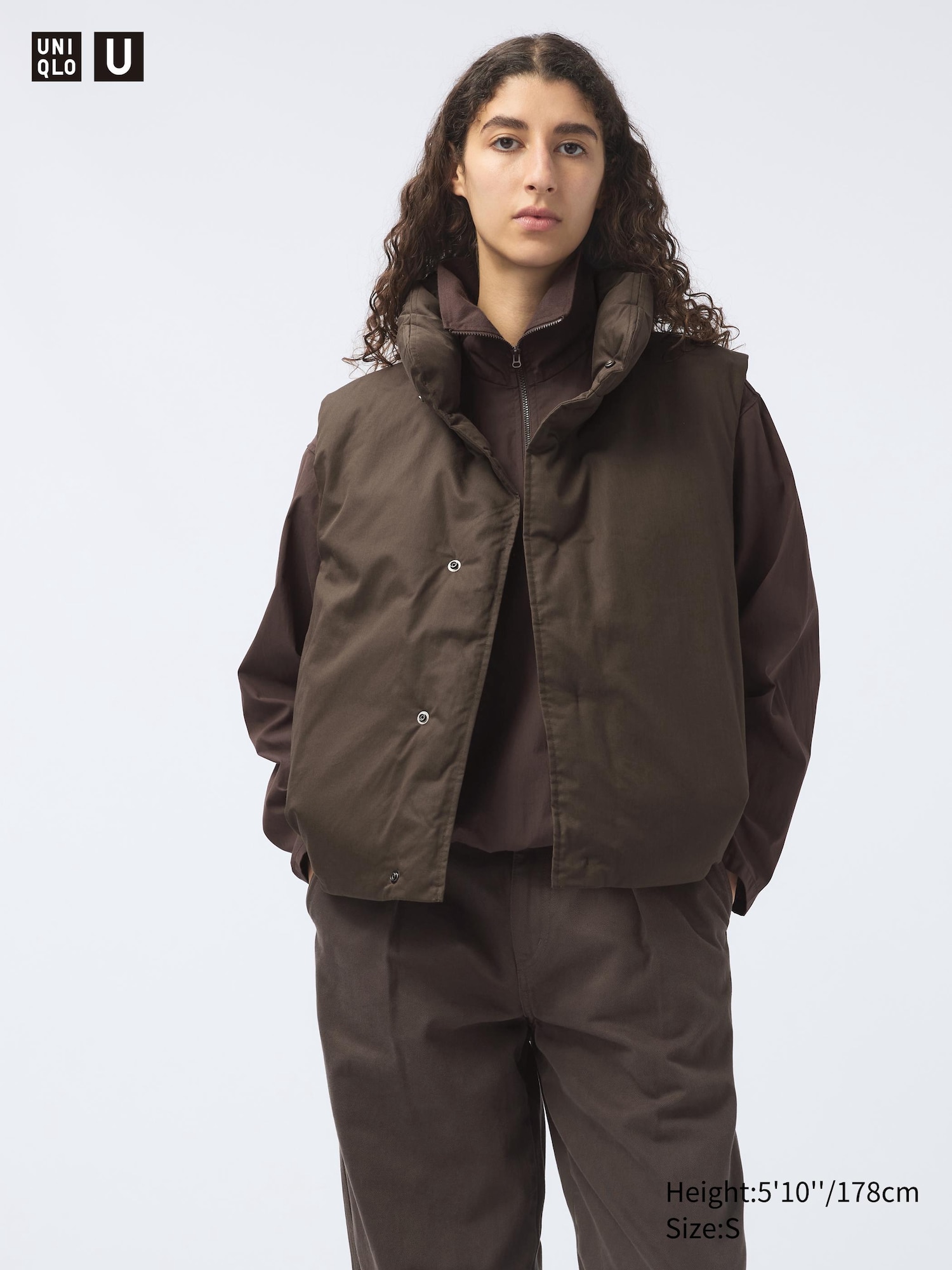UNIQLO U PUFFTECH VOLUME PARKA S ダークグレー