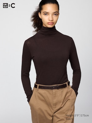 100% Merino Ribbed Turtleneck Sweater