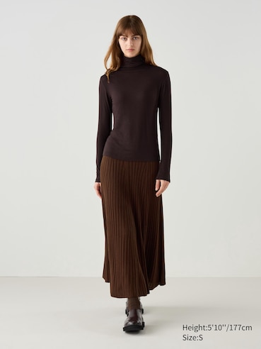 HEATTECH Extra Warm Cashmere Blend High Neck T-Shirt