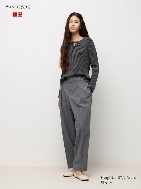 PLEATED WIDE PANTS