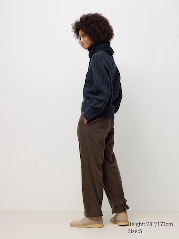 PLEATED WIDE PANTS
