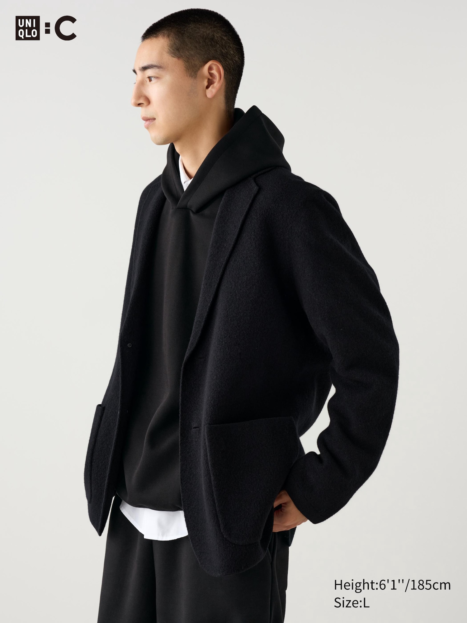SHOP LOOKS FOR「UNIQLO : C KNITTED JACKET, UNIQLO C : SIDE