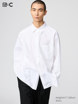 UNIQLO : C Broadcloth Oversized Shirt