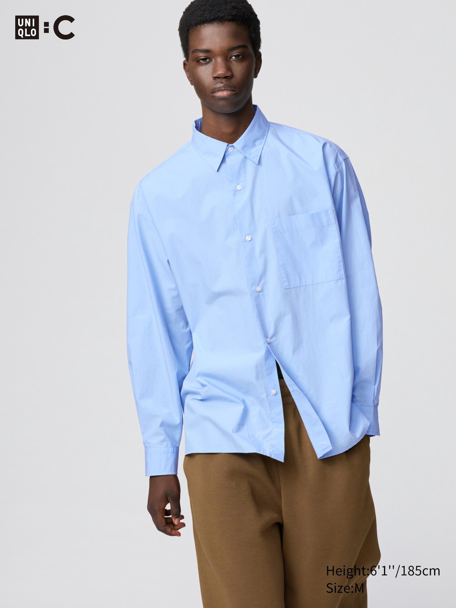 UNIQLO : C Broadcloth Oversized Shirt