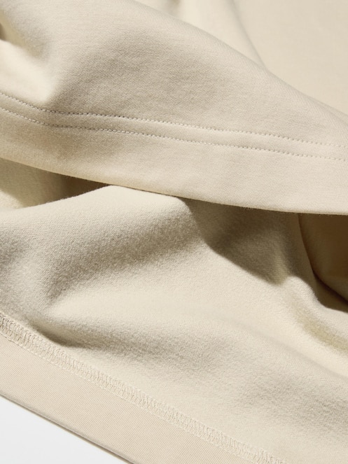 Uniqlo U Brushed Jersey Mock Neck Long Sleeve T-Shirt