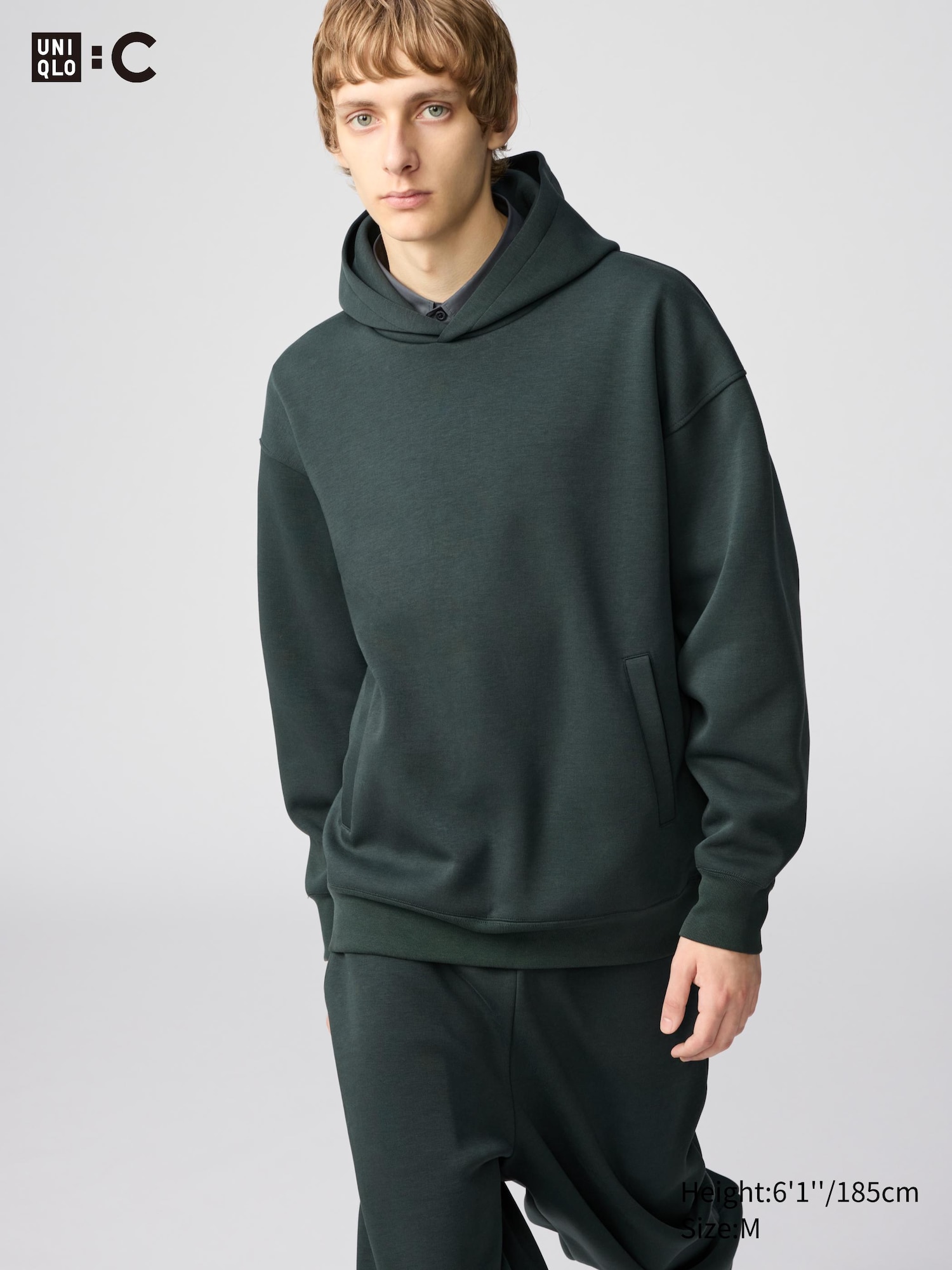 UNIQLO : C Sweat Oversized Pullover Hoodie
