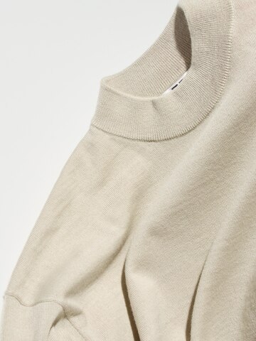 MERINO BLEND MOCK NECK SWEATER