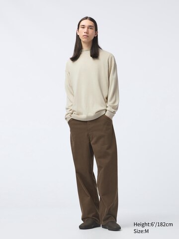 MERINO BLEND MOCK NECK SWEATER
