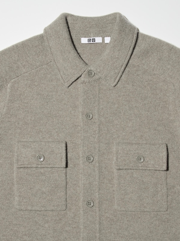 Uniqlo U 100% Lambswool Knitted Jacket