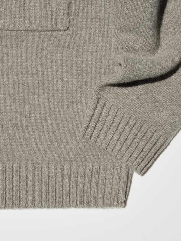 Uniqlo U 100% Lambswool Knitted Jacket