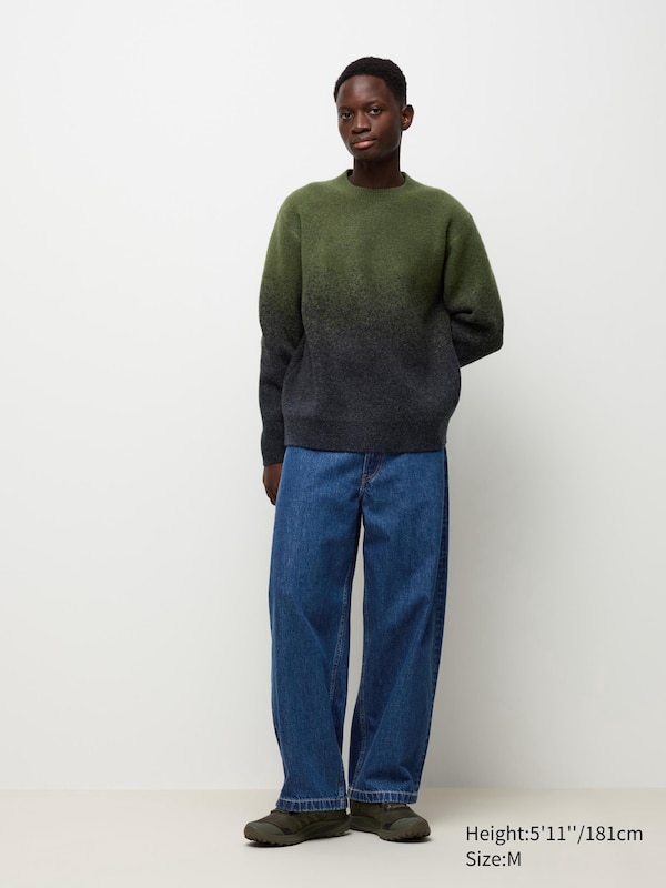 JW ANDERSON Souffle Yarn Gradation Crew Neck Sweater