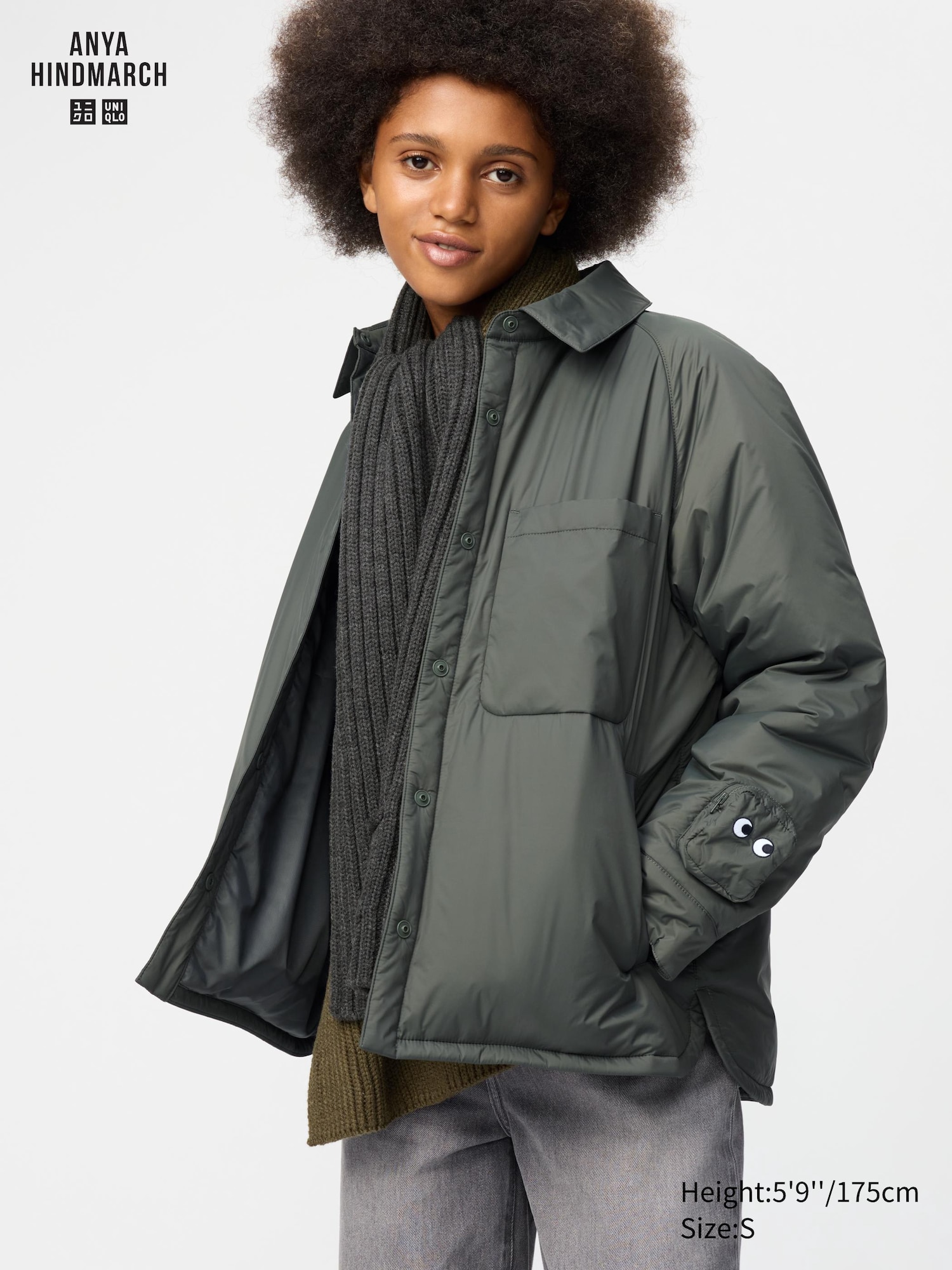 WOMEN'S ANYA HINDMARCH PUFFTECH SHIRT JACKET | UNIQLO AU