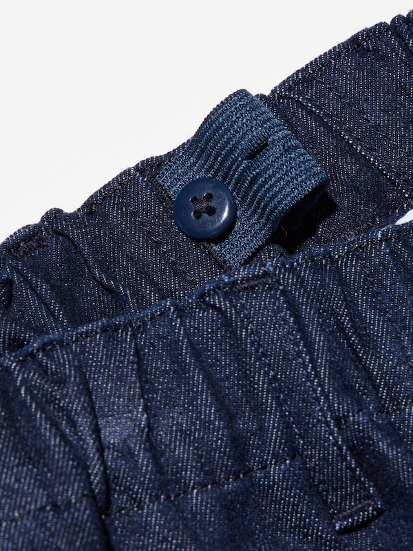 KIDS Pleated Wide Pants Denim