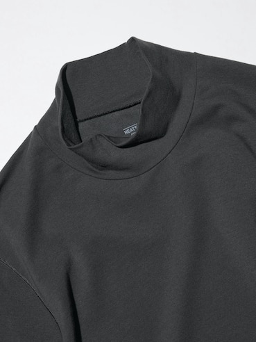 HEATTECH Cotton EXTRA WARM Mock Neck Long Sleeve T-Shirt