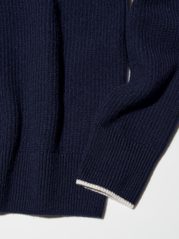 COMPTOIR DES COTONNIERS 100% Lambswool Half-Zip Sweater