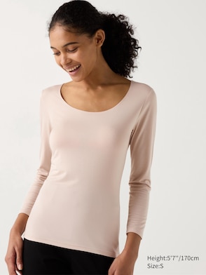 HEATTECH Scoop Neck Long Sleeve T-Shirt