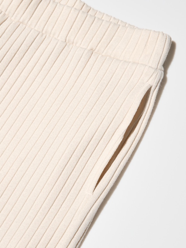 GIRLS Ribbed Wide Pants