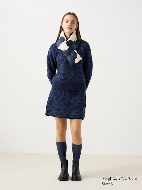 Marimekko 100% Lambswool Mini Skirt