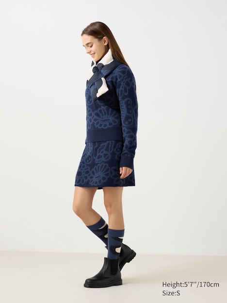 Marimekko 100% Lambswool Mini Skirt