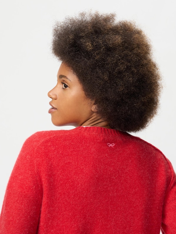 ANYA HINDMARCH 100% Cashmere Crew Neck Sweater