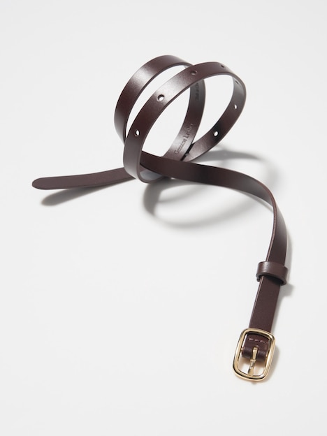 Leather Dress Skinny Belt