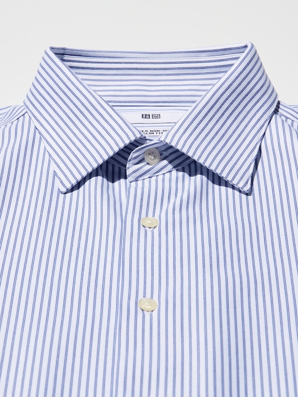 Super Non Iron Jersey Slim Fit Shirt Long Sleeve (Regular Collar)