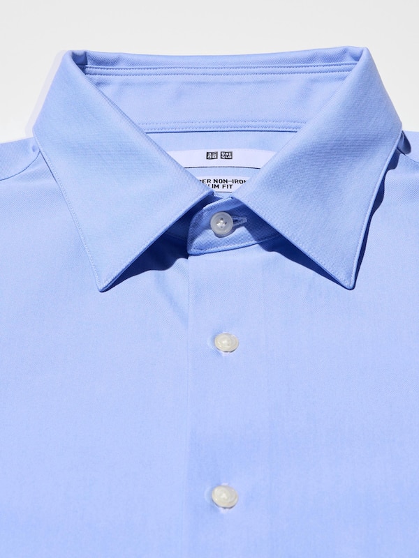 Super Non Iron Jersey Slim Fit Shirt Long Sleeve (Regular Collar)